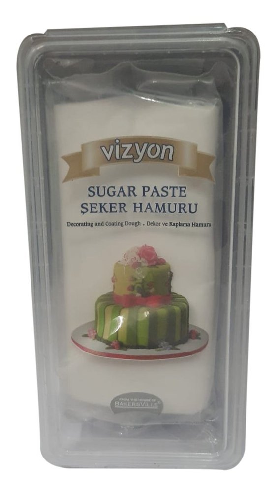 Vanilla Square Fondant Design Cakes, For Birthday Parties, Packaging Type: Packet
