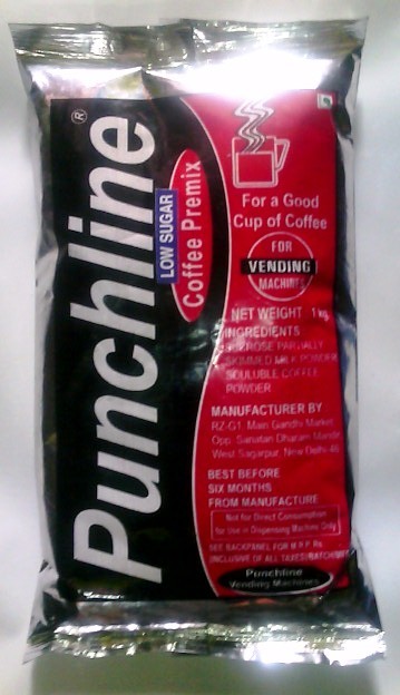 Powder Punchline Premium Low Sugar Coffee Premix, Packaging Size: 1 kg
