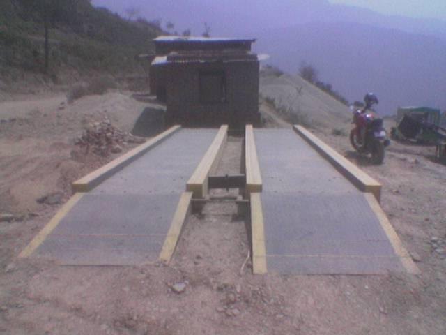 Electronic Mild Steel Pitless Weighbridge, for Industrial, Weighing Capacity: 50mt To 150mt