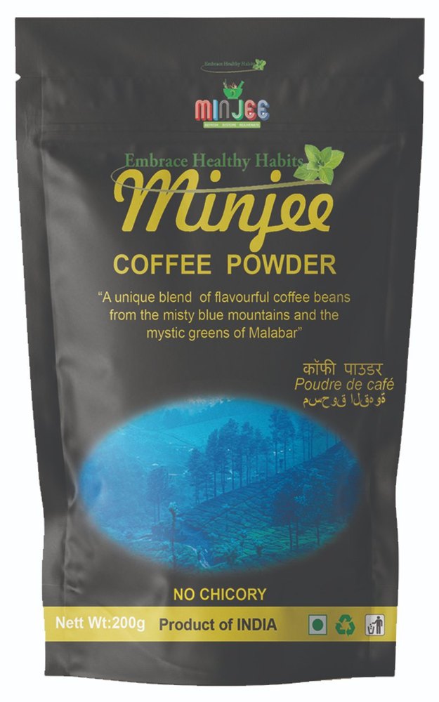 JIOS MINJEE Powder Plain Coffee, Packaging Size: 200g