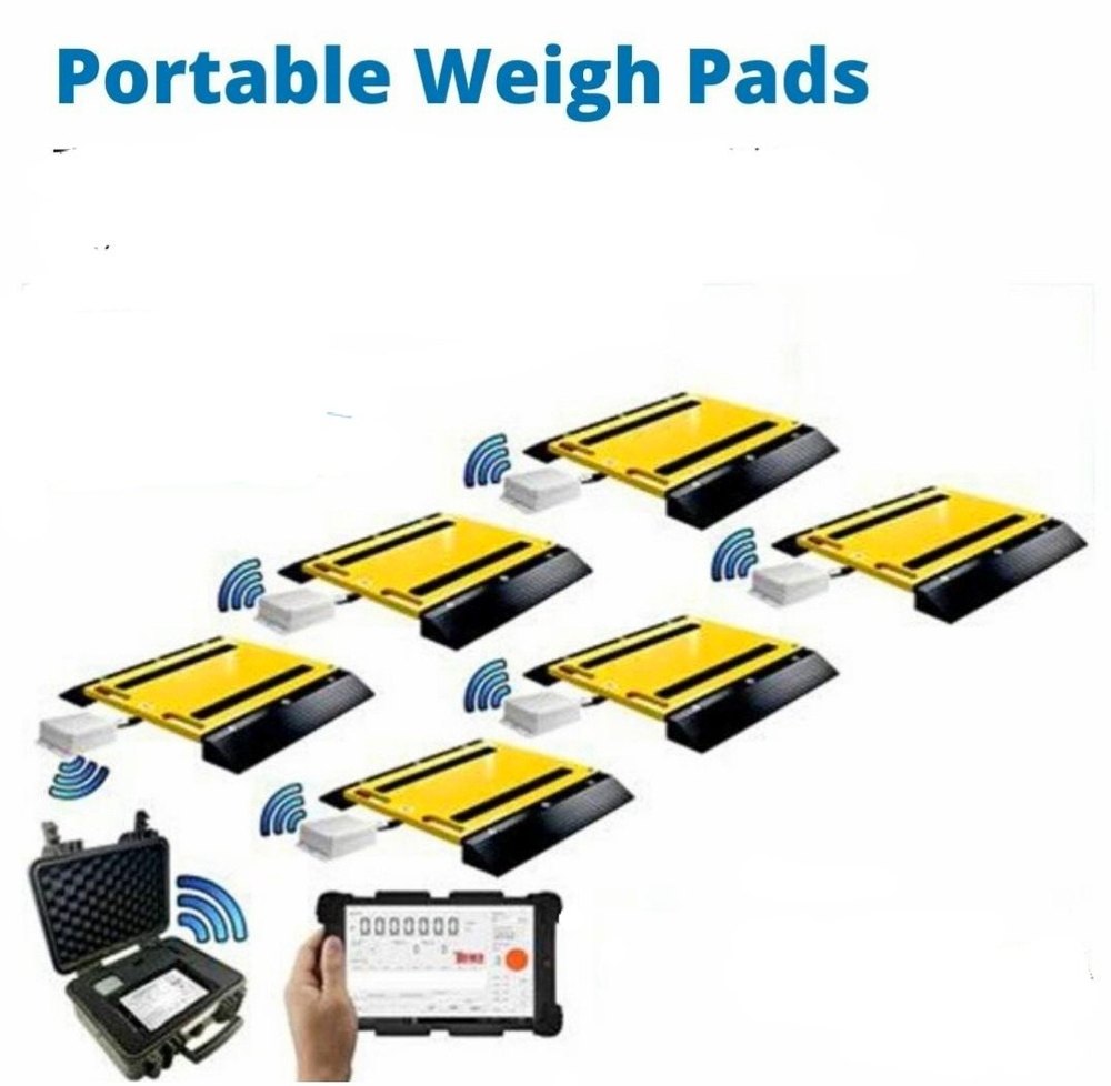Electronic Portable Weigh Pad, Load Capacity: 20 Ton
