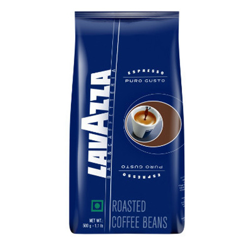 Lavazza Puro Gusto Roasted Coffee Beans, Grade: Premium, Packaging Type: Pouch, Packet Etc