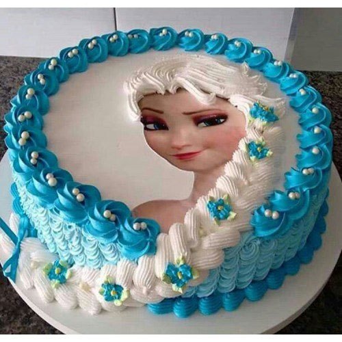 1kg Black Currant Frozen Photo Cake, Packaging Type: Box