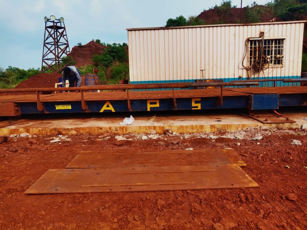 Digital Mild Steel Modular weighbridge, Weighing Capacity: 10 Tons To 150 Tons