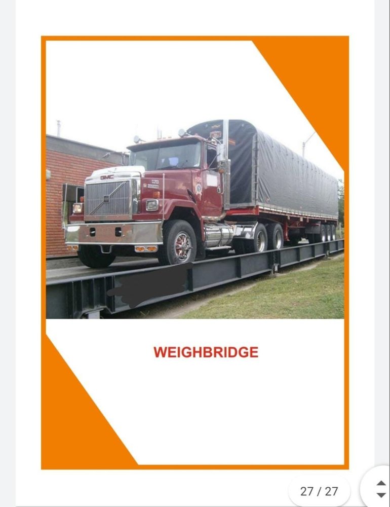 Honeywell Ms Road Weighing Bridge, For Truck, Load Capacity: 150 Ton