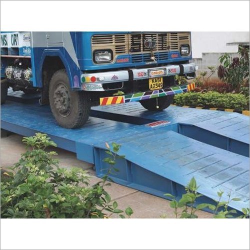 Mild Steel Flexi Mobile Weighbridge, For Road Construction