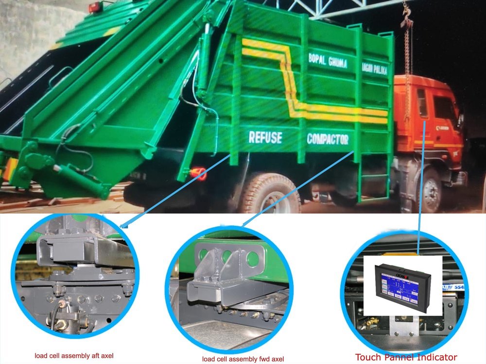 gigasys Electronic Garbage Truck weighing system, Weighing Capacity: 5-50 Ton