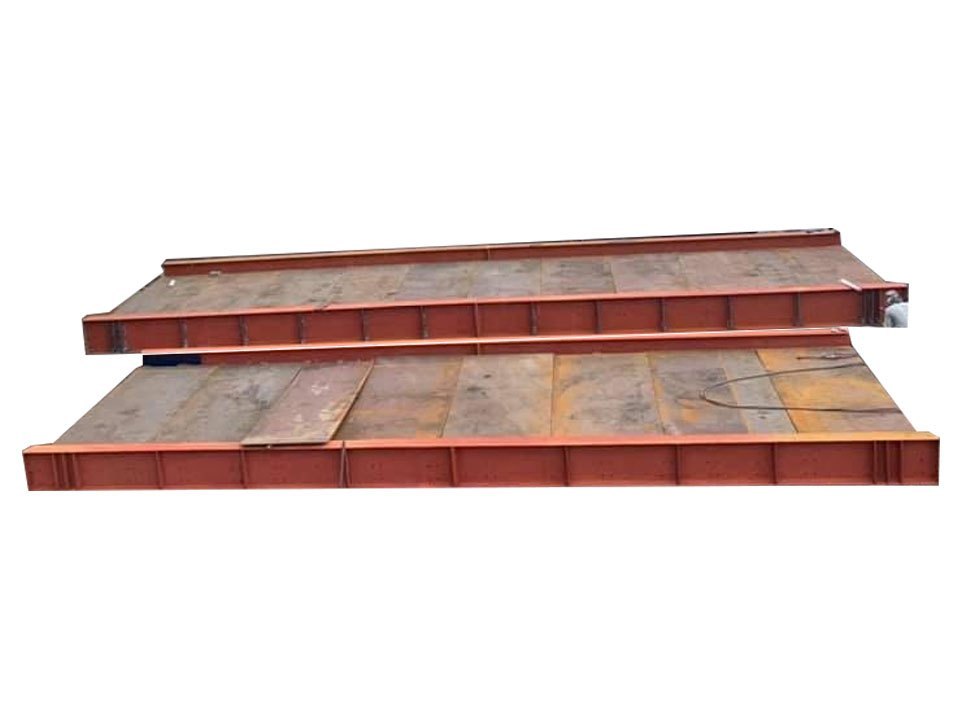 Mahamaya Mild Steel 16x3m Heavy Pitless Electronic Weighbridge, Weighing Capacity: 100 Metric Ton
