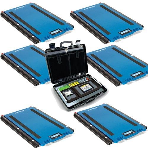 Rice Lake Mild Steel Axel Wire Less Weigh Bridge/ Mobile Weigh Bridge, Load Capacity: 20tons, Weighing Capacity: 15tons