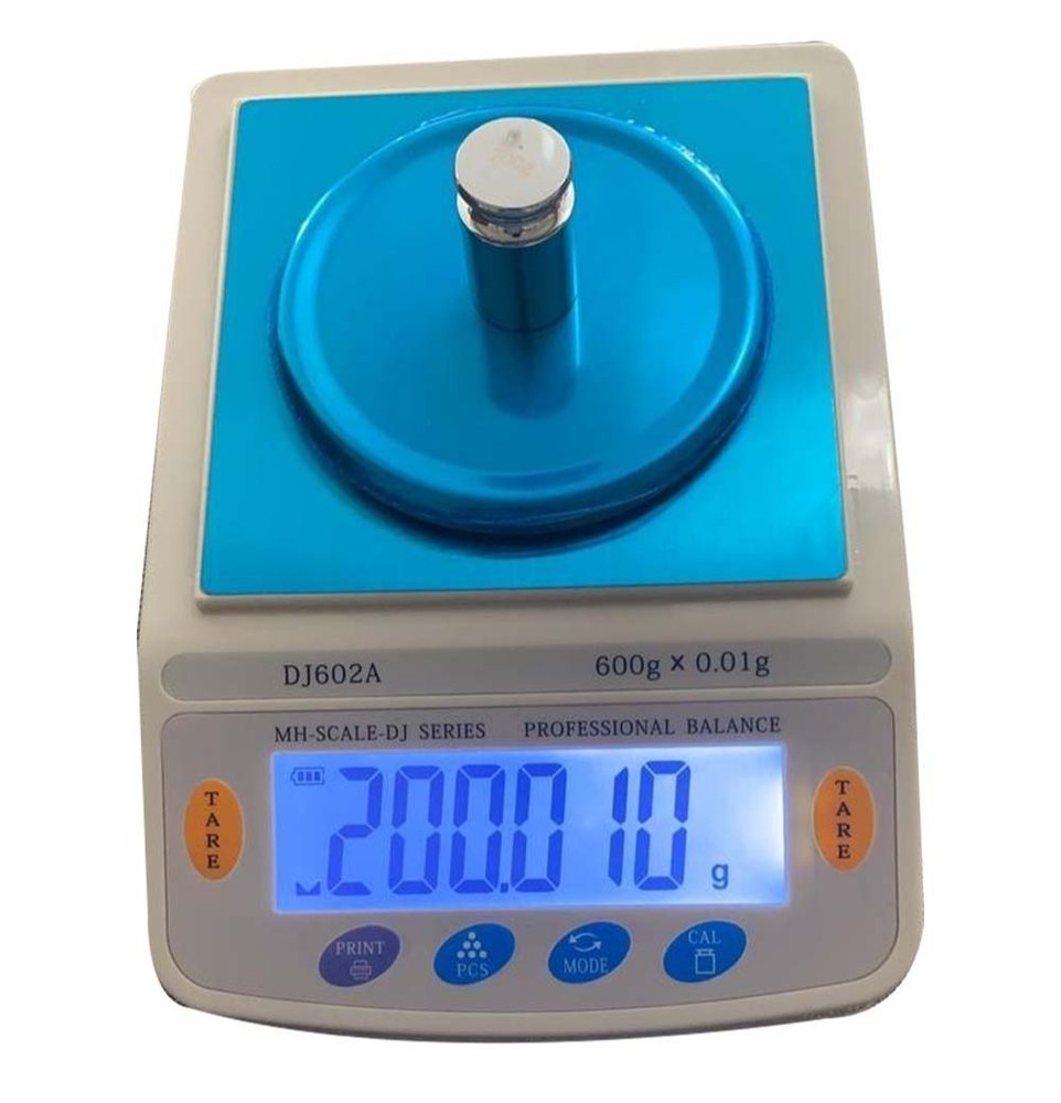 Stainless Steel Electric 600Gm 10Mg Jewellery Scale, For Gold Melting, Model Name/Number: Dj