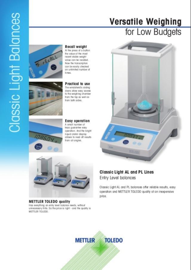 Weighing Balance Scale Calibration Services