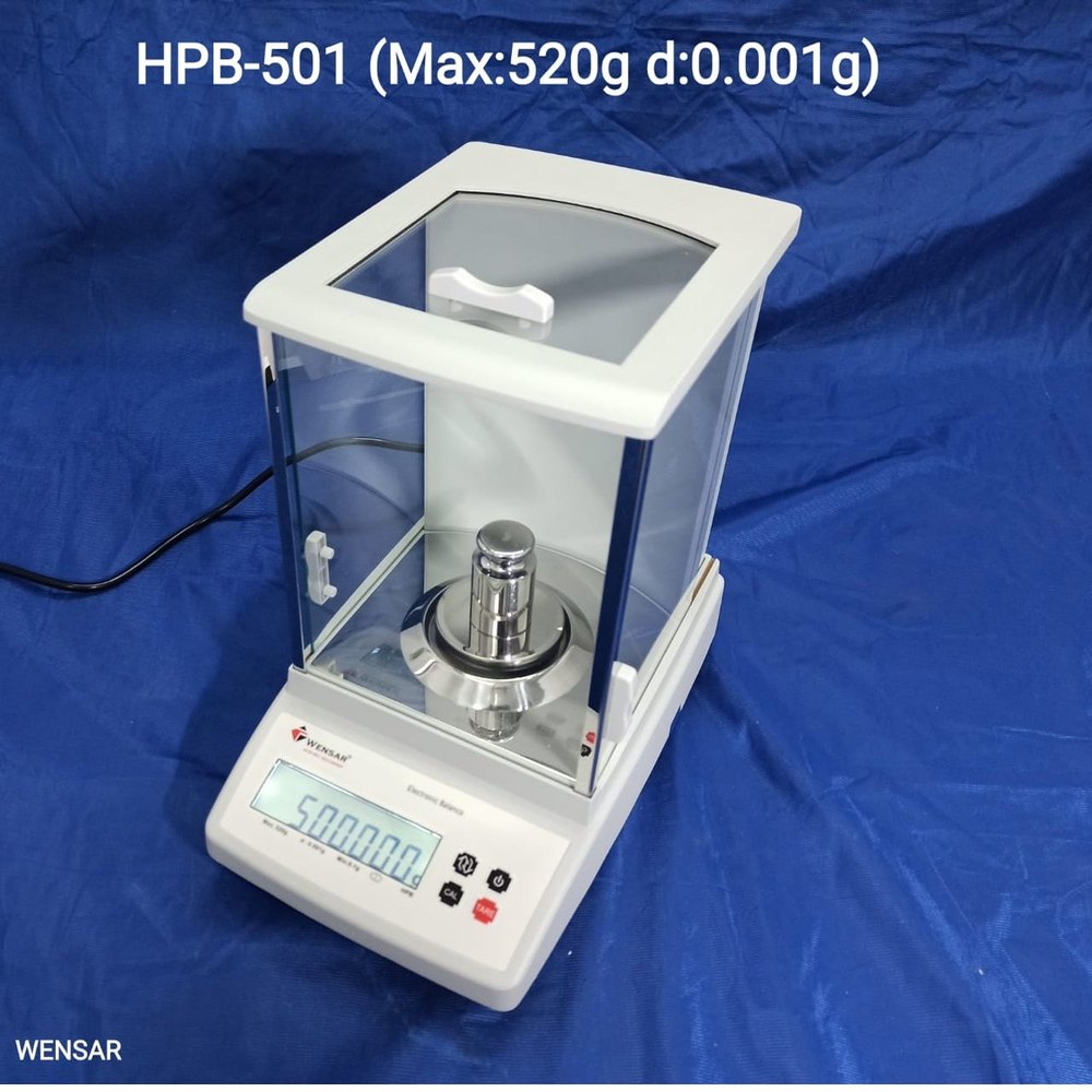 WENSAR External HPB-501 High Precision Balance, Capacity: 520g, Accuracy: 0.001g