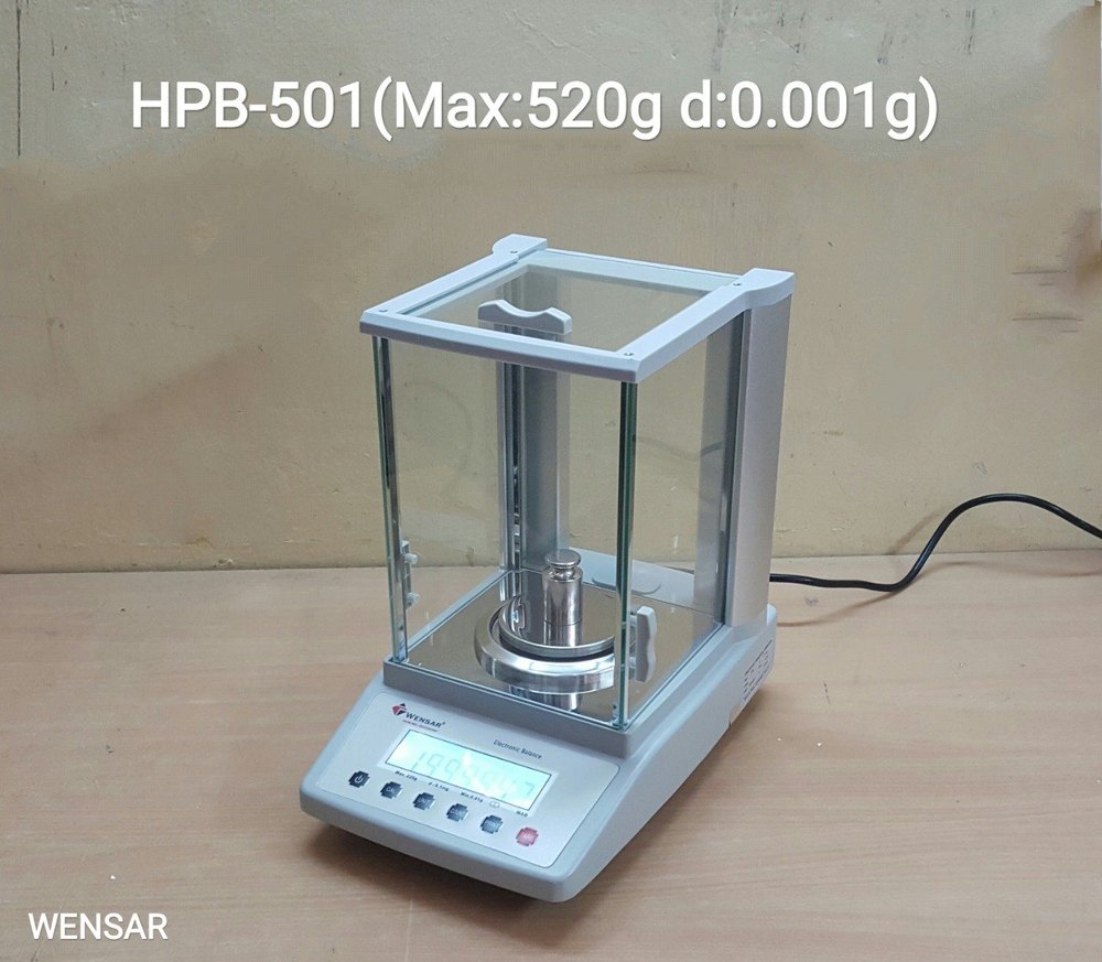 WENSAR HPB-501 Electronic Precision Balance, For Laboratory, Capacity: 520 G