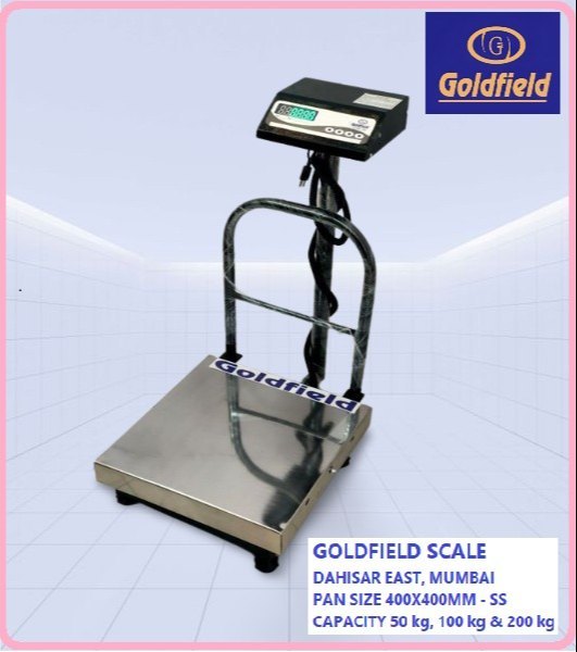 Goldfield Digital Electronic Waterproof Weighing Scales, Capacity: 100 kg, Accuracy: 10 Gm