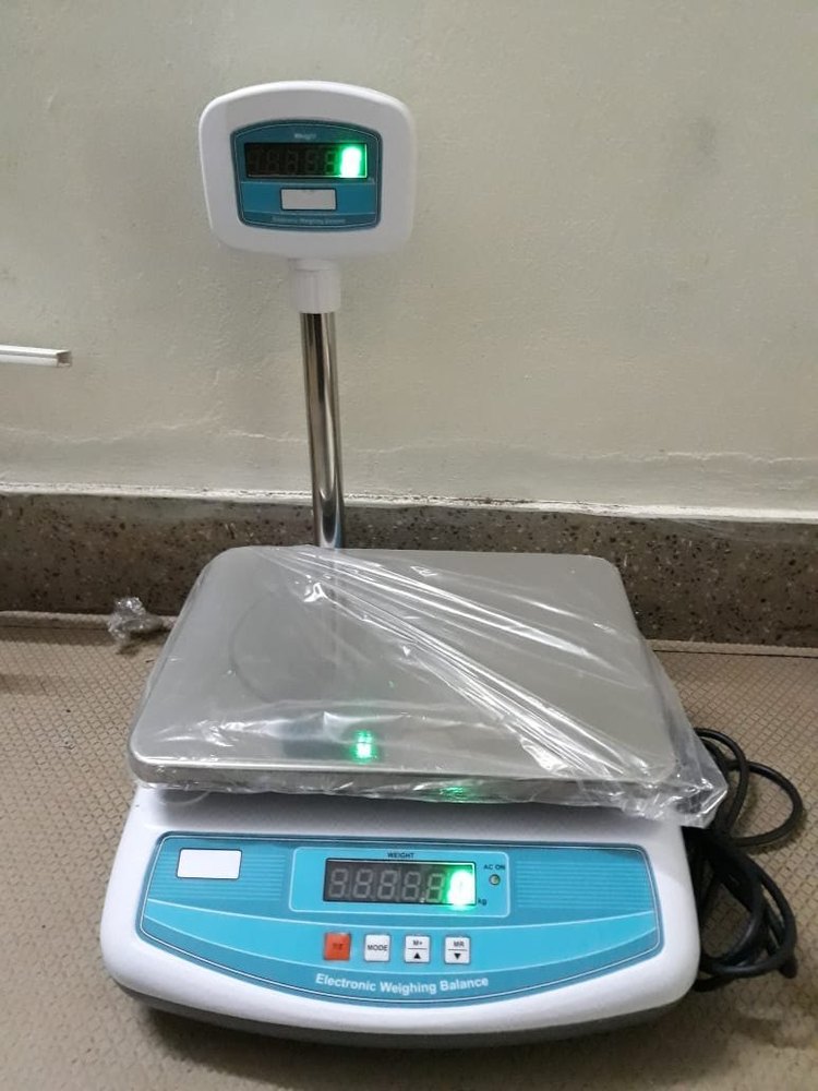 Mild Steel, Plastic Table Top Weighing Scale, For Business