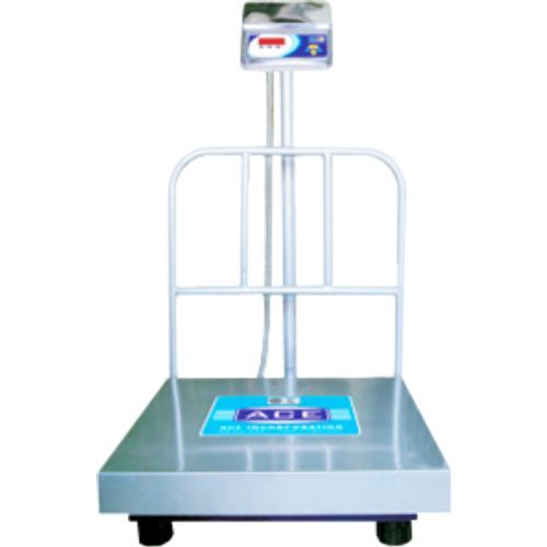 Ace Stainless Steel Heavy Platform S.S Body Weighing Scale, Size: 500*500, Capacity: 200 kg