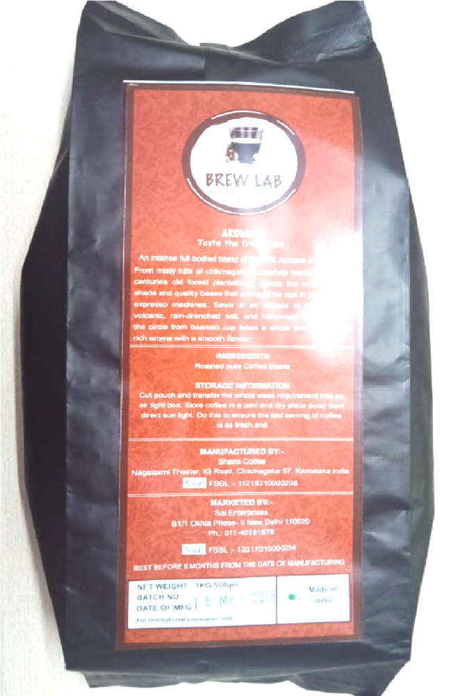 Brew Lab Aromato Coffee Beans, 1kg
