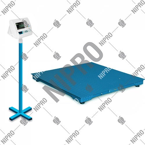 Nipro Mild Steel Electronic Floor Scale, For Weighing, Size: 1.8 X 1.8 M