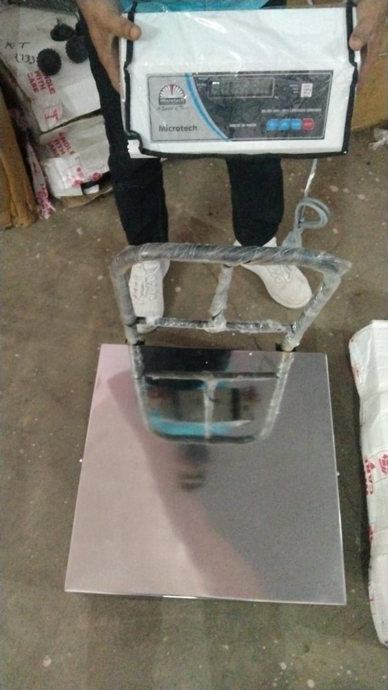 Stainless Steel MICROTECH PLATFORM SCALE 100Kg, Size: 400*400 mm, Model Name/Number: Mtp