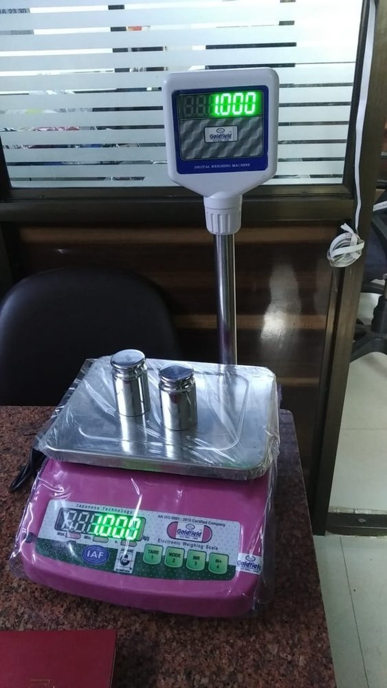 Counter Weighing Scale, Capacity: Upto 30 Kg, Size: Standard