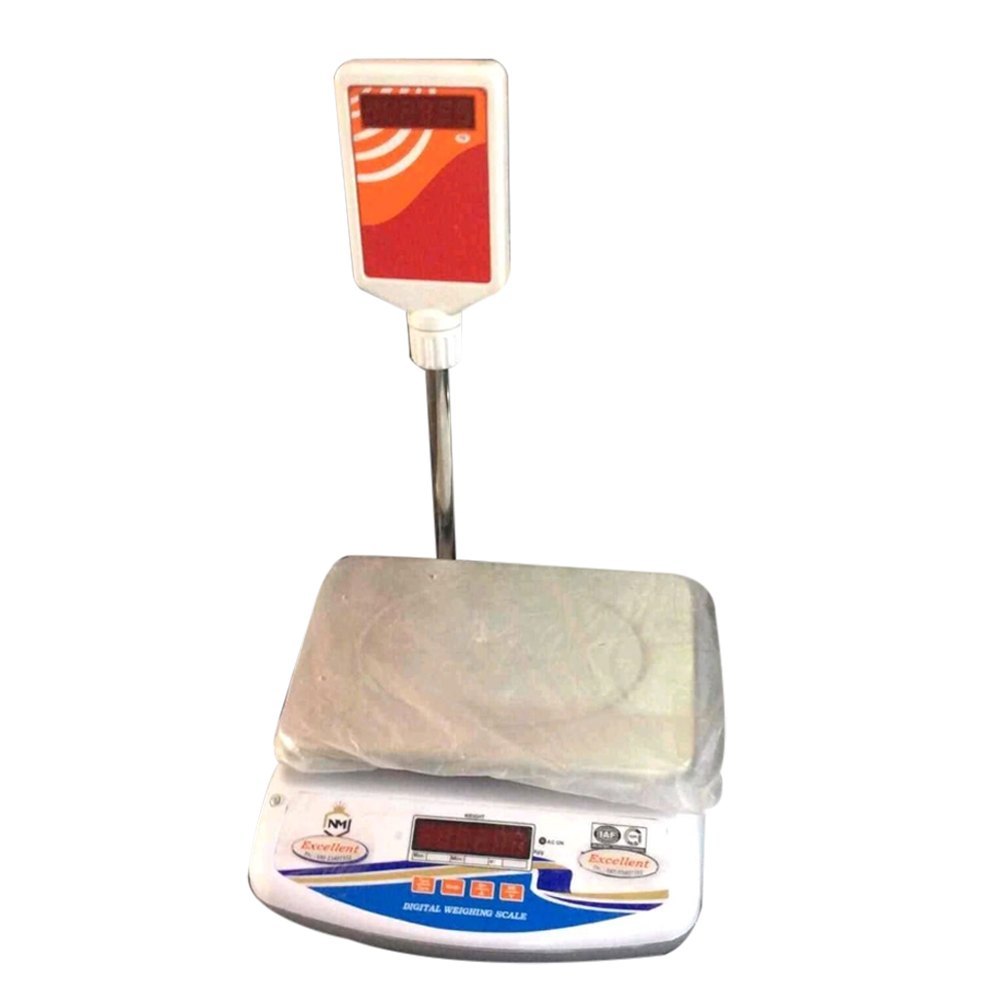 Stainless Steel Table Top Excellent Counter Weighing Scale, Size: 180x230mm, Capacity: 18 kg