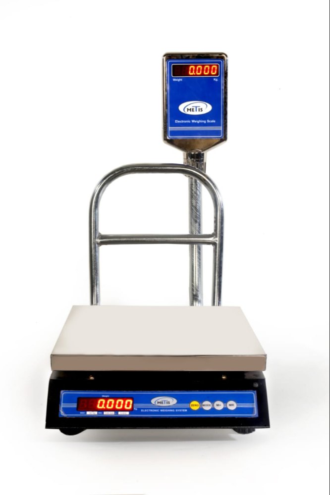 Metis Stainless Steel Bench Scale, Size: 350 X 350 Mm, Capacity: 50 Kg