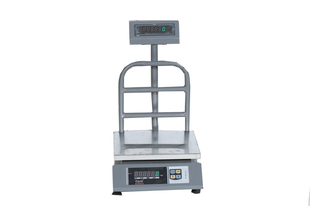 Equal Mild Steel Bench Scale For Retail Shop, Size: 280*280 mm, Model Name/Number: UEB-01N