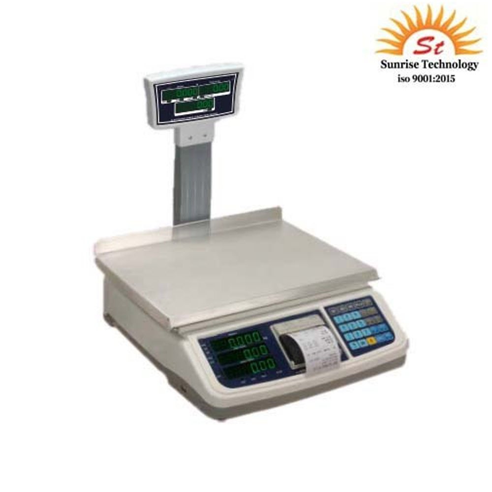 Sunrise Stainless Steel Digital Price Computing Scales, For Business