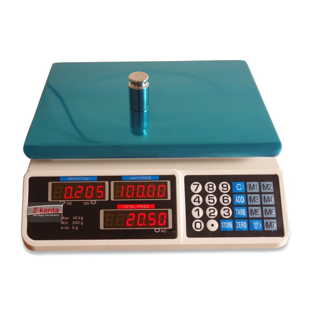 Mild Steel Price Computing Weighing Machine