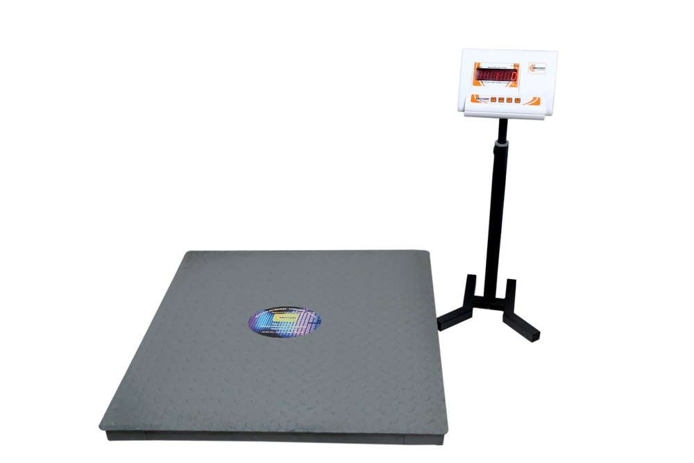ABHYUDAY Mild Steel Digital Floor Scales, Model Name/Number: Aep 500k600f, Capacity: 500KG