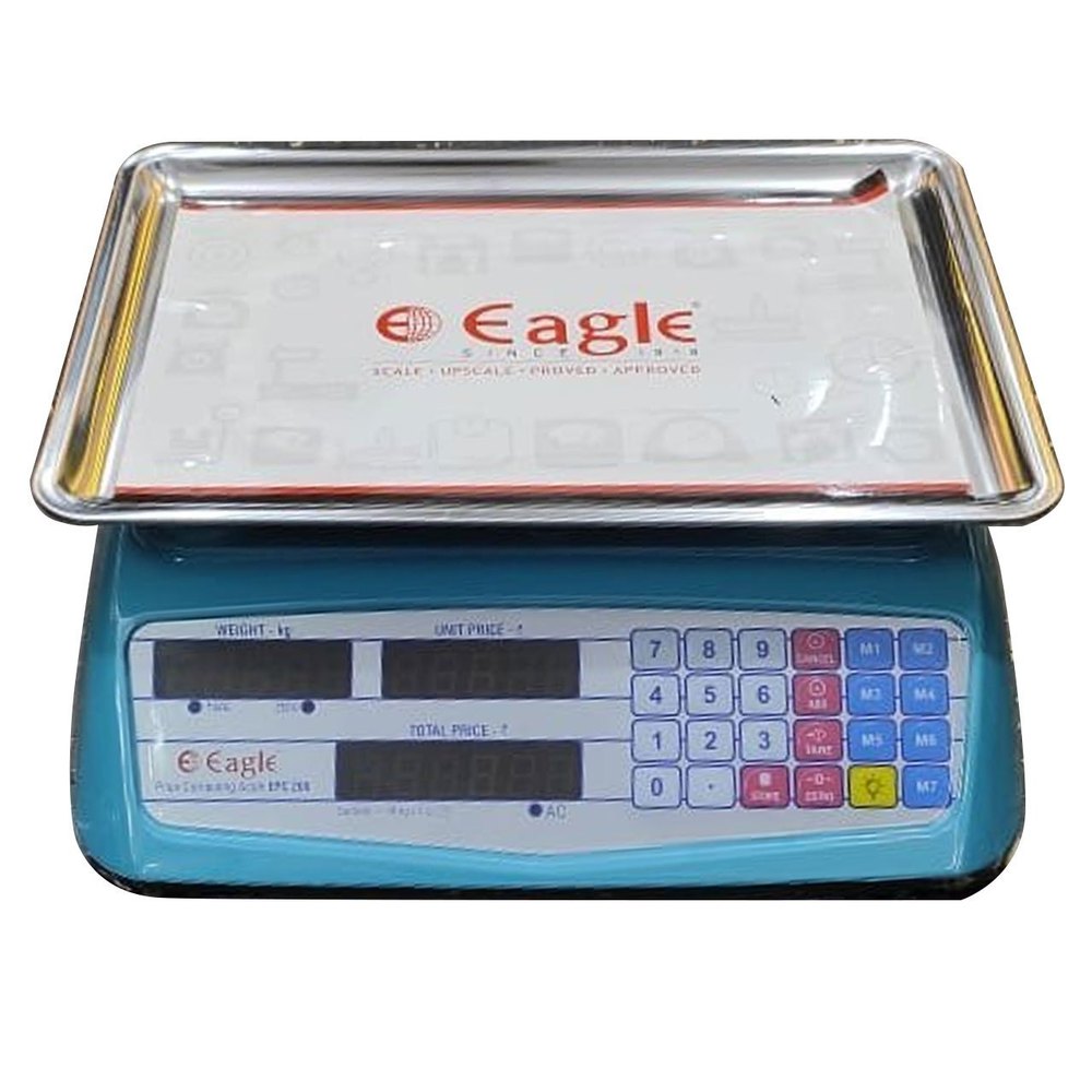 Fiber and Steel Eagle Table Top Price Computing Scale, Model Name/Number: Prc, Capacity: 30kg