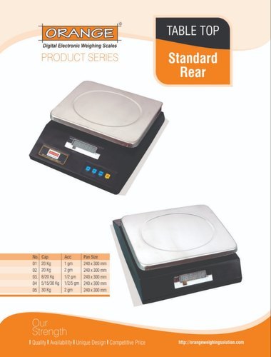 ORANGE Table Top Price Computing Scale, Model Name/Number: Svst, Capacity: 5/15/30 KG