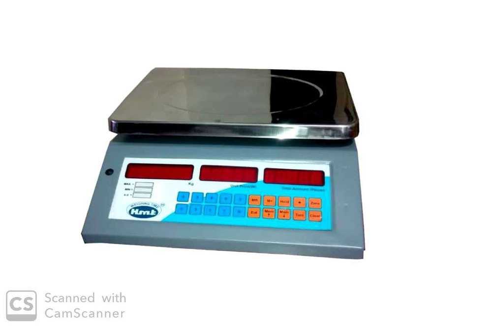 Standard Stainless Steel Table Top Price Computing Scale, For Industrial