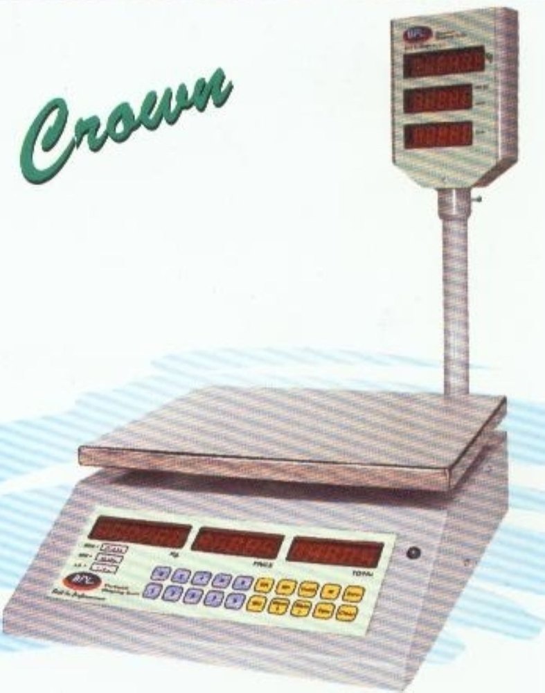 SS and PVC Price Computing Table Top Scale, For Industrial