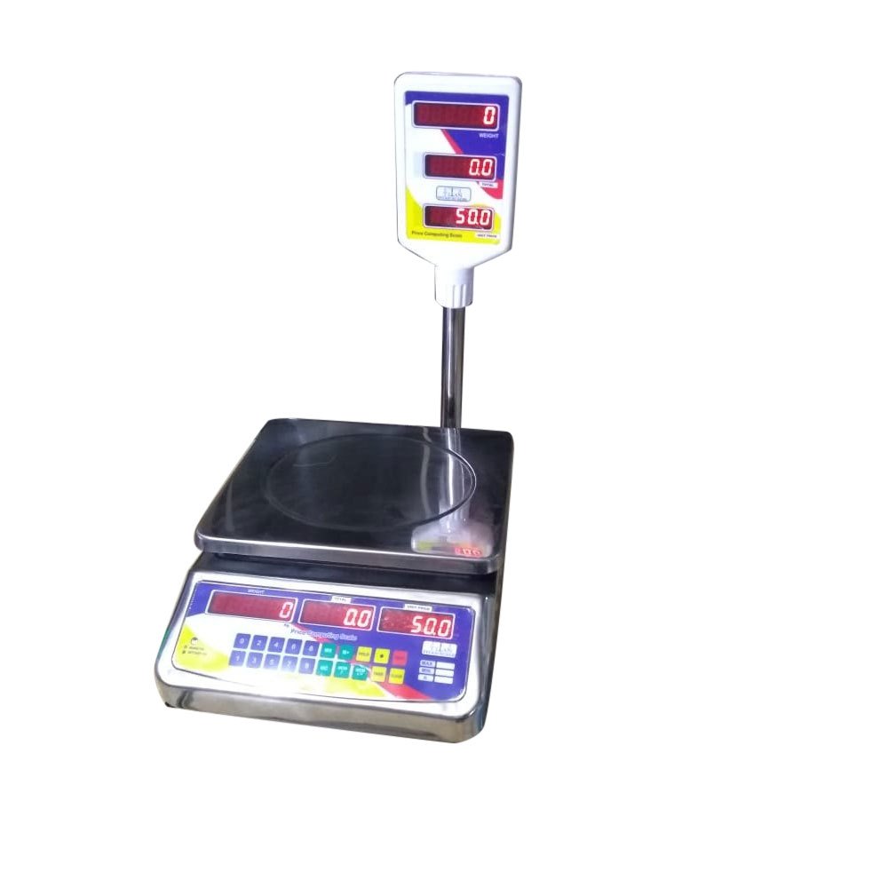 Stainless Steel Table Top Price Computing Scale, Size: 250 X 300 Mm, Capacity: 30 Kg