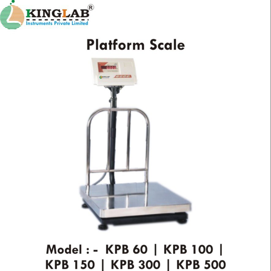 KINGLAB Mild Steel Platform Scale, Model Name/Number: Kpb 300, Capacity: 10 G