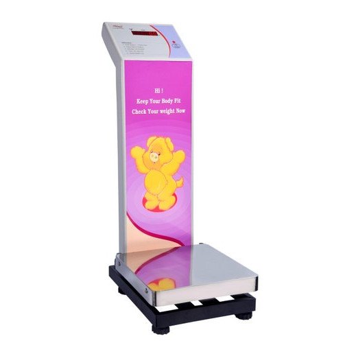 Axpert 6 Mm Bright Red Led Coin Operated Scales, For Business, 100gm