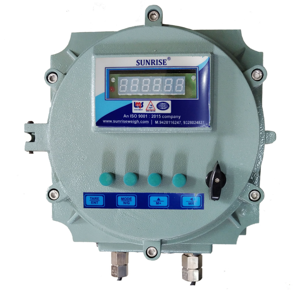 Stainless Steel CMRI Flameproof Weighing Indicator, For Industrial, Size/Dimension: 500 X 500 mm