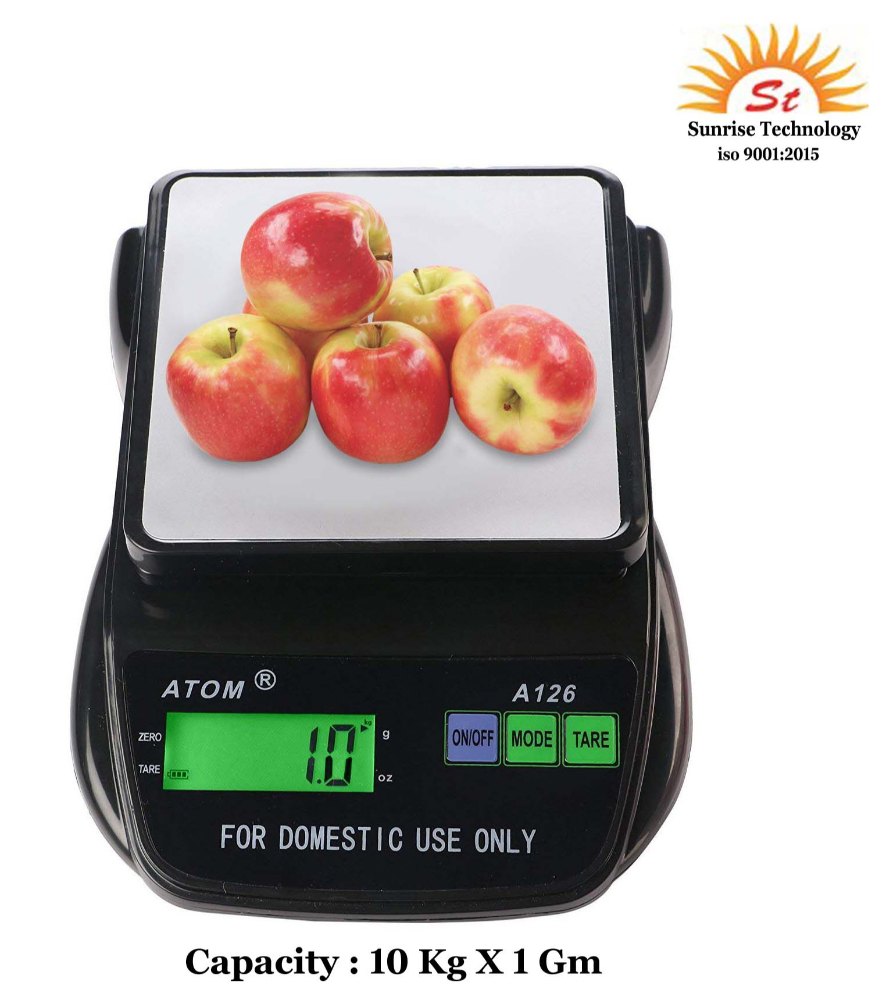 ATOM-126 Digital Compact Weighing Scale 10 Kg X 1 G