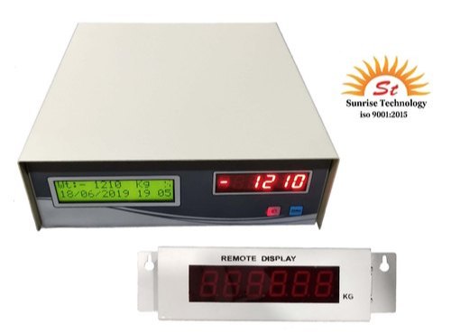 Sunrise Mild Steel Analog Weighbridge Intelligent Terminals with Extra 1 inch Display