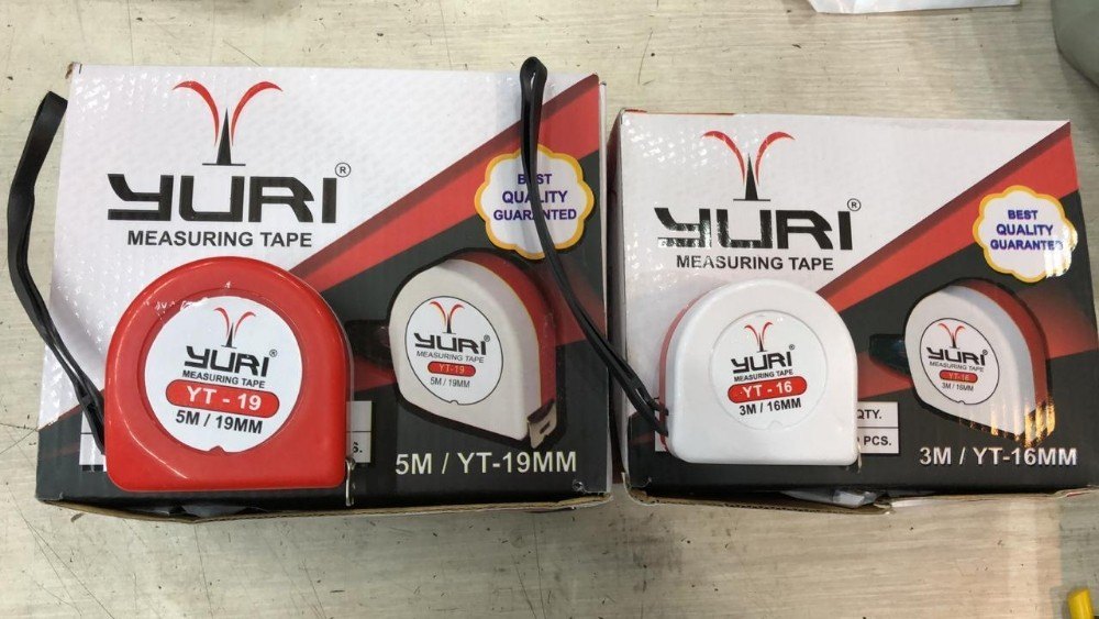 Lock Unlock Type Yuri Measuring Tape 3 m, For Industrial