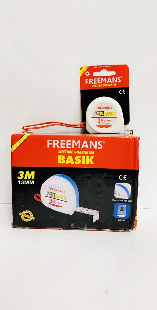 Folding Steel Freemans Measurements Tape 3 Mtr Basik