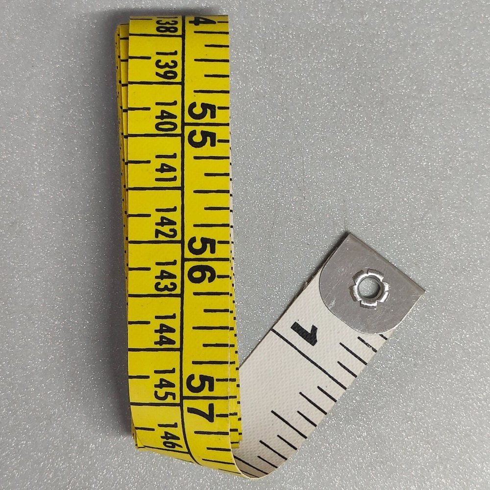 Canvas Tailor Measuring Tape, 150cm, Size: 5 Feet