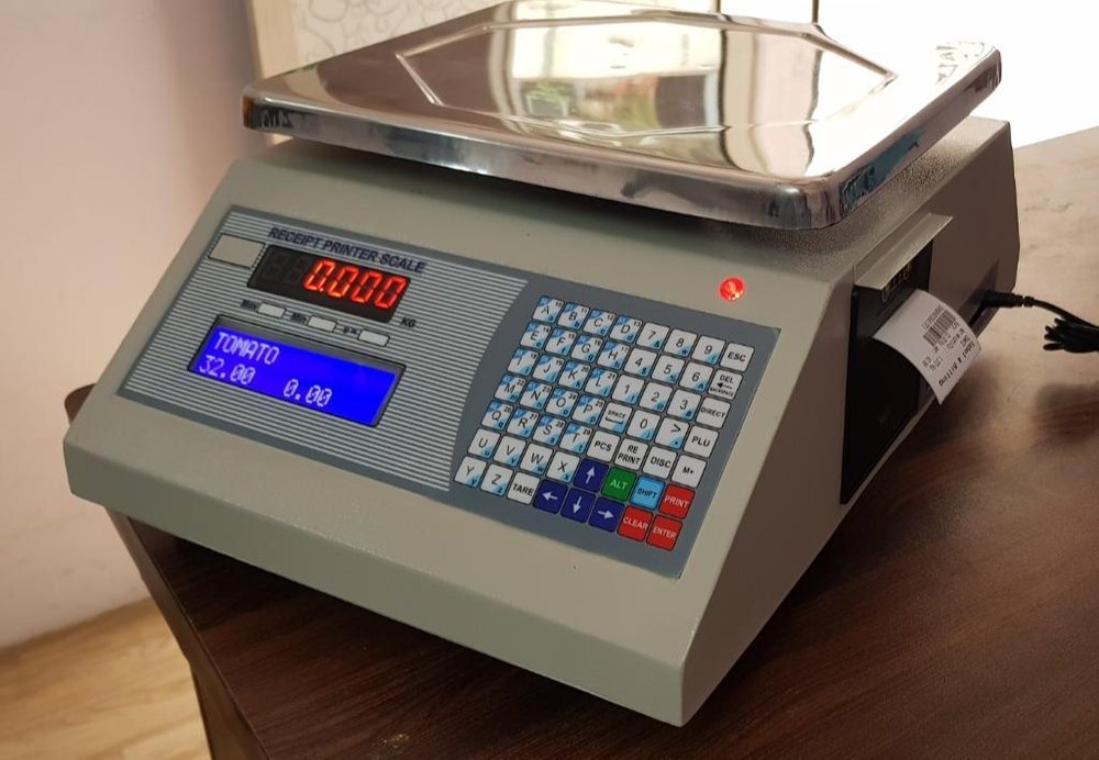 TITAN SCALES Mild Steel Label Barcode Printing Scale, Model Name/Number: TST-30, Accuracy: 5 Gm