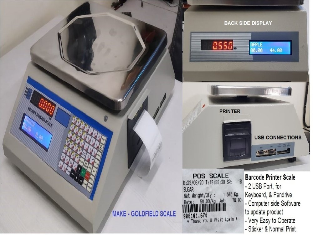 Barcode Scale, For Home And Industires