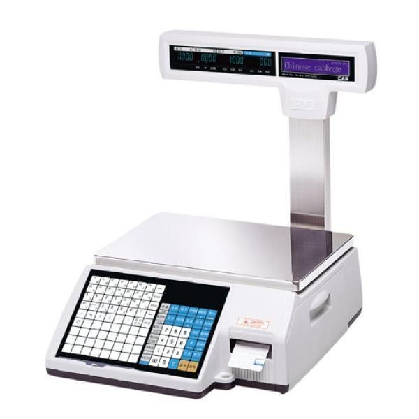 Metal Bantch Model CAS CL3000b Label Printing Weighing Scale, 30Kg, Accuracy: 0.01Gm