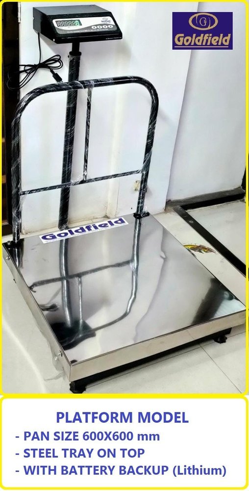 Goldfield Stainless Steel Industrial Weighing Scale, For Home And Industires, Model Name/Number: Gms