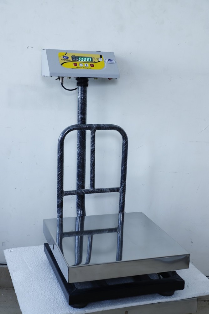 Everight Stainless Steel Industrial Weighing Scale, Size: 400x400mm, Accuracy: 5g