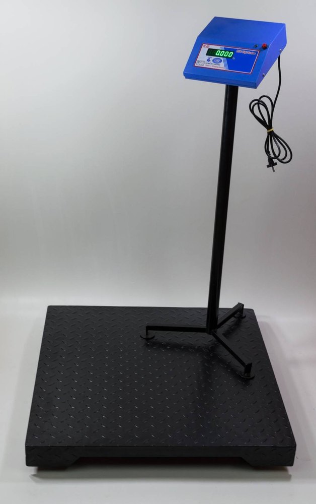 EVS DIGI Mild Steel Industrial Weighing Scale, Size: 1000x1000 Mm, 1000kg
