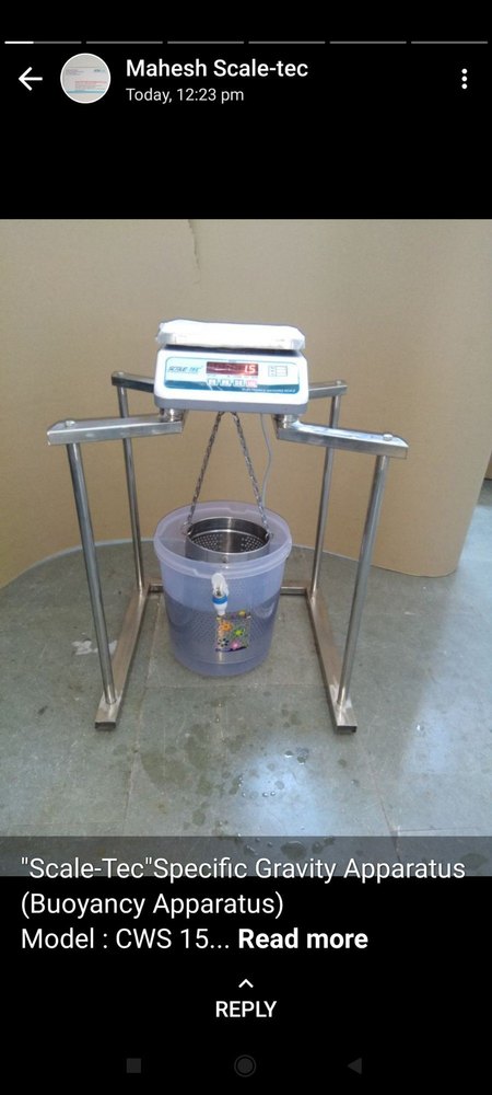 Deligent Ms Gravity measure scale(apparatus), 30kg, Model Name/Number: Dep30